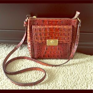 Brahmin Melbourne Pecan Manhattan Crossbody